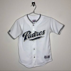 San Diego Padres White Jersey Small